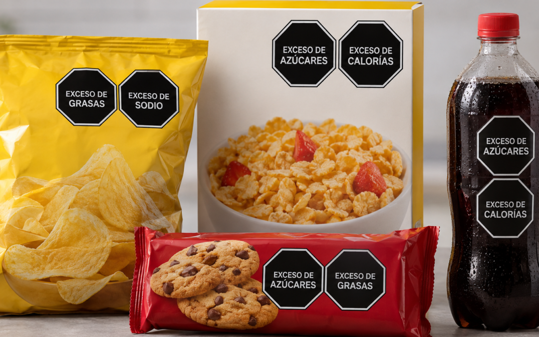 Etiquetado frontal de alimentos: octágonos de advertencia