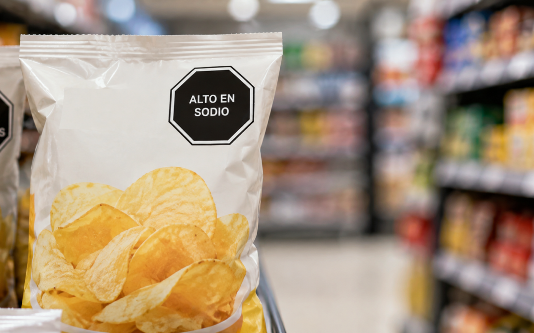 Etiquetado frontal de alimentos: octágonos de advertencia