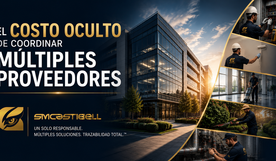 El costo oculto de coordinar múltiples proveedores de mantenimiento en una empresa
